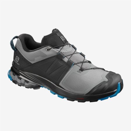Salomon XA WILD Mens Hiking Shoes Black/Grey UK IWRY